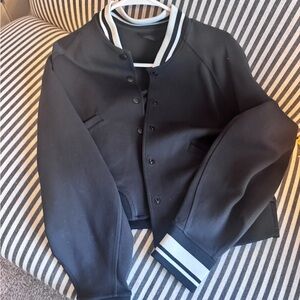 Lululemon Athletica Black Bomber Jacket